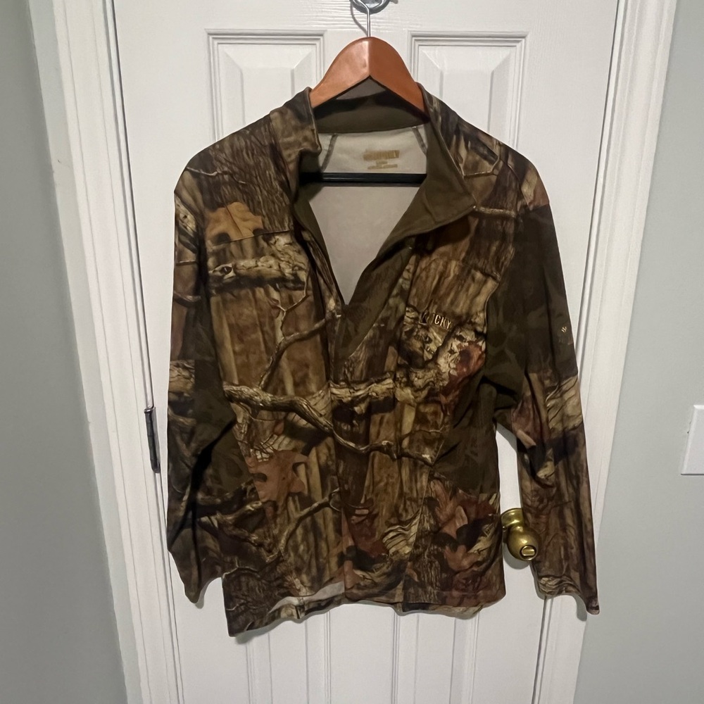 Rocky Men's Camouflage Quarter Zip Shirt
